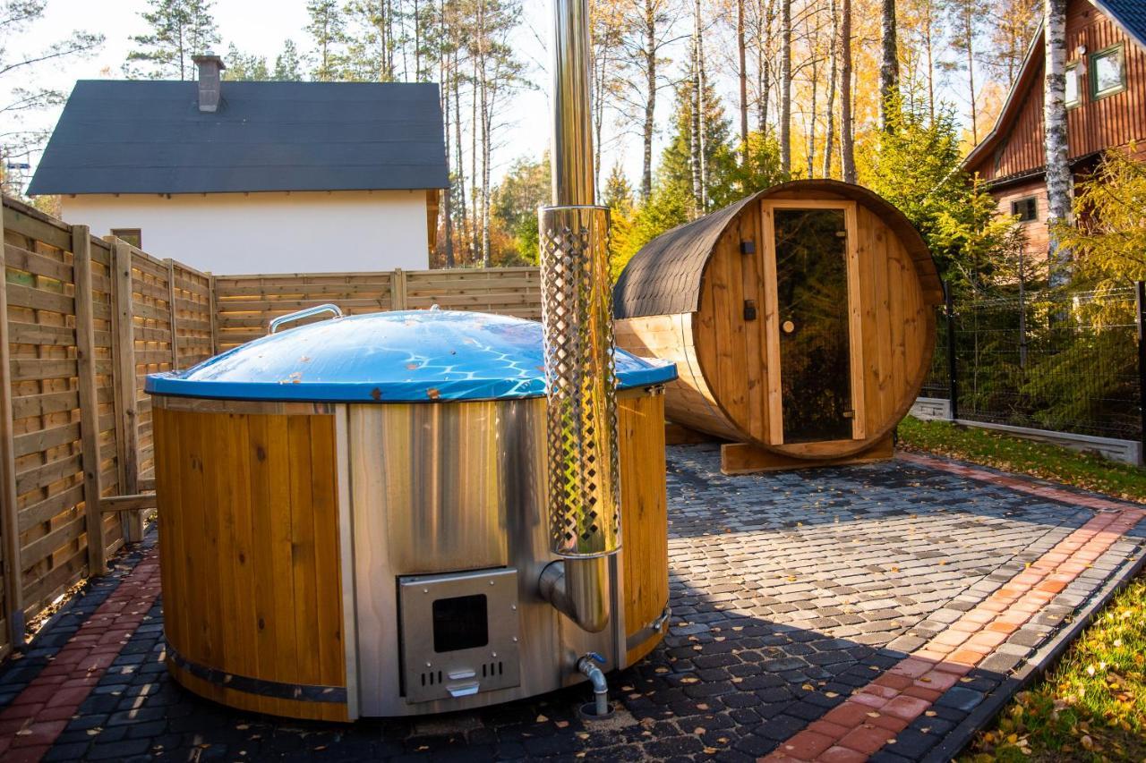Domek Julia Z Bania Ruska I Sauna 술레치노 외부 사진