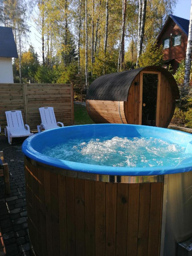 Domek Julia Z Bania Ruska I Sauna 술레치노 외부 사진